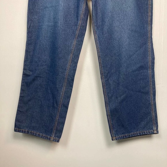 ALASKA Bay Outfitters Medium Wash Flannel Lined Carpenter Jeans Men's Size 40x32 - Picture 4 of 12